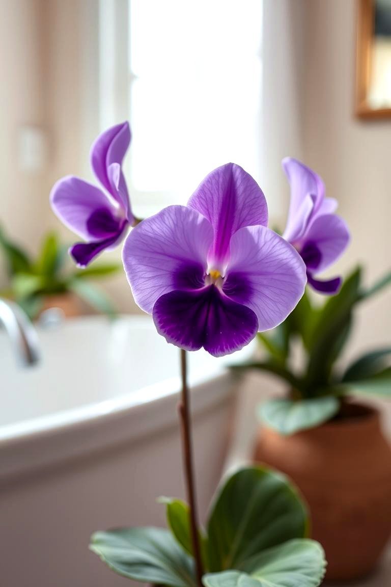 24 Best Plants for Bathroom: Air Purifying Green Decor 22 African Violet Delight - 24 Best Plants for Bathroom
