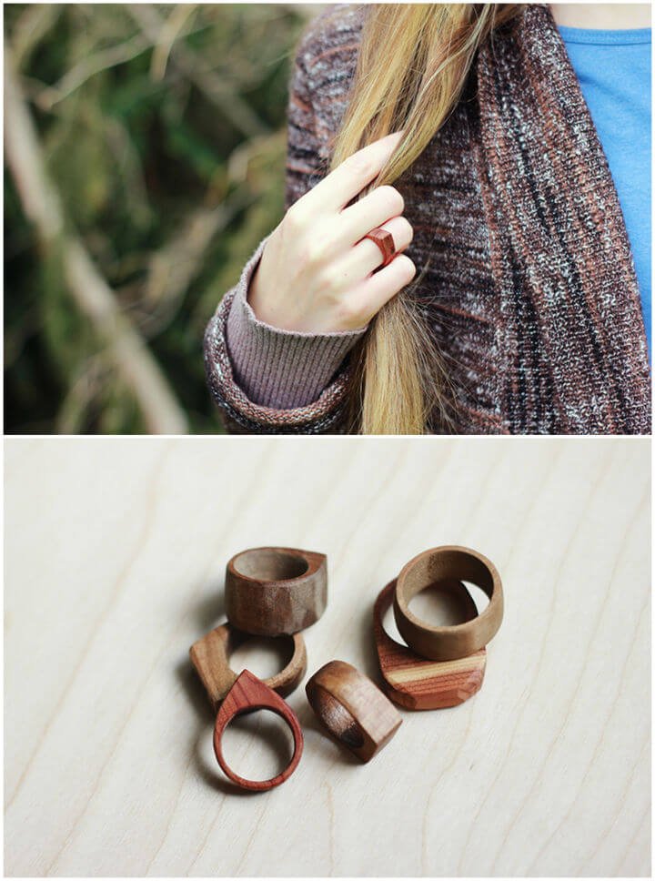 DIY Rings: 25 Homemade DIY Ring Ideas to Make 20 Amazing DIY Wooden Rings