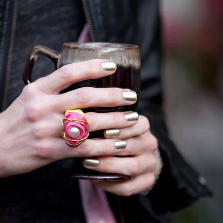 DIY Rings: 25 Homemade DIY Ring Ideas to Make 19 Awesome DIY Ribbon Wrapped Ring