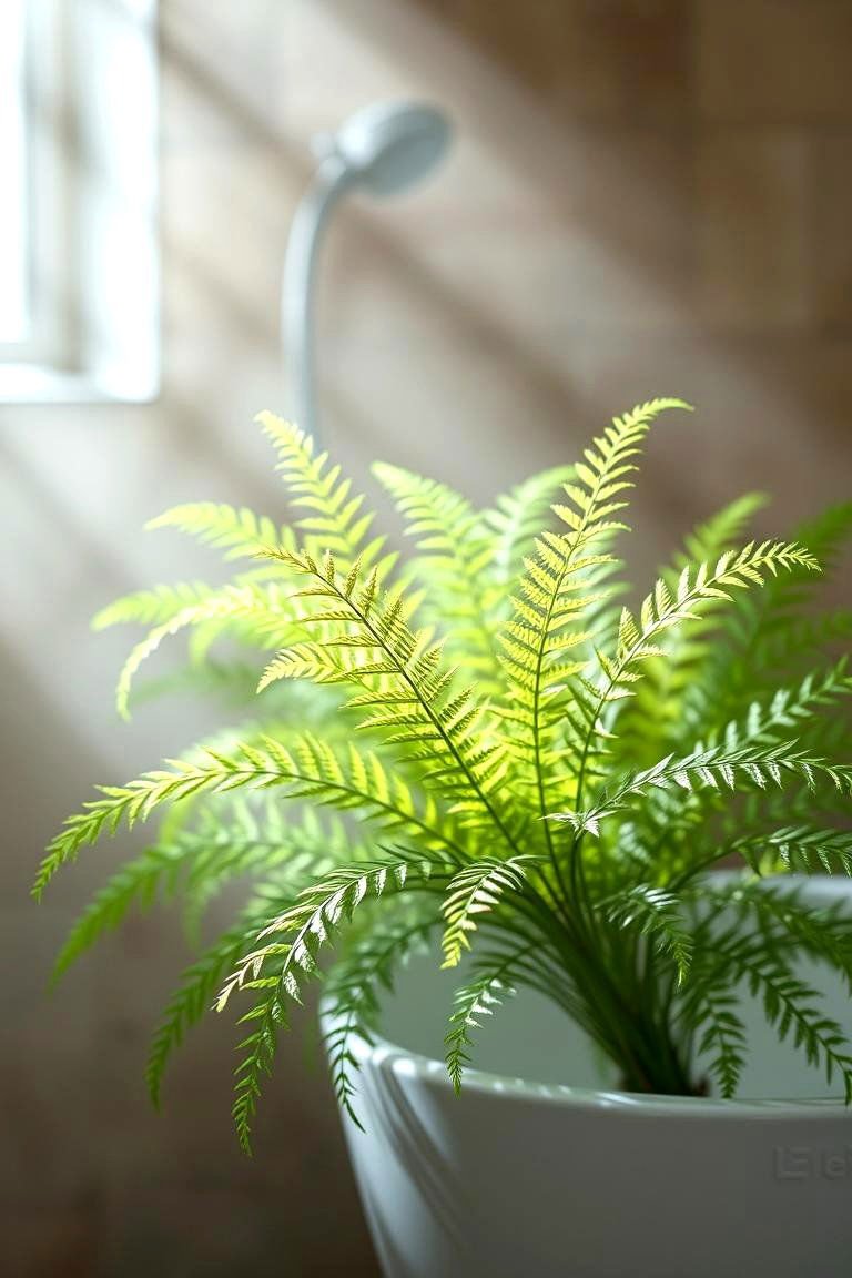 24 Best Plants for Bathroom: Air Purifying Green Decor 4 Boston Fern Bloom - 24 Best Plants for Bathroom