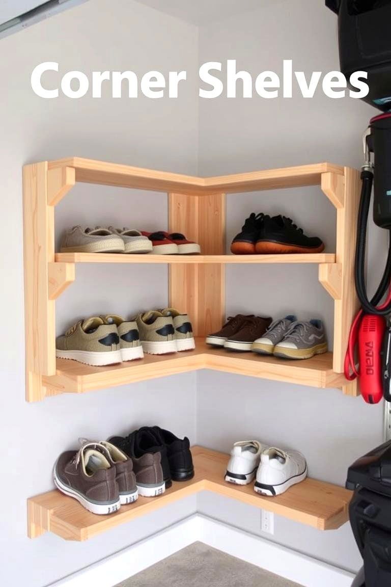 24 Garage Shoe Storage Ideas: Organize & Reclaim Space 21 Corner Shoe Storage Solutions - 24 Garage Shoe Storage Ideas