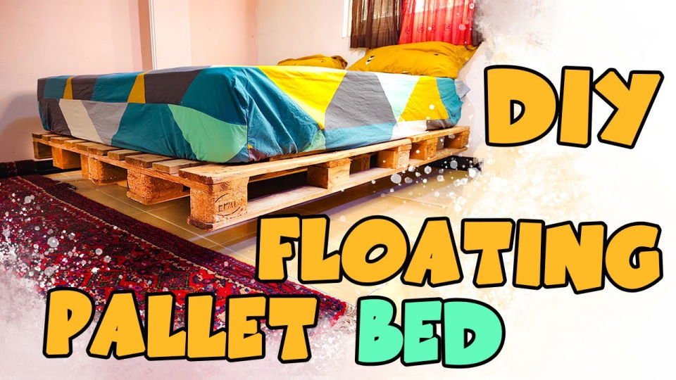 DIY Pallet Bed Frame Ideas: 30 Ideas & Step-by-Step Guide 25 DIY Pallet Floating Bed