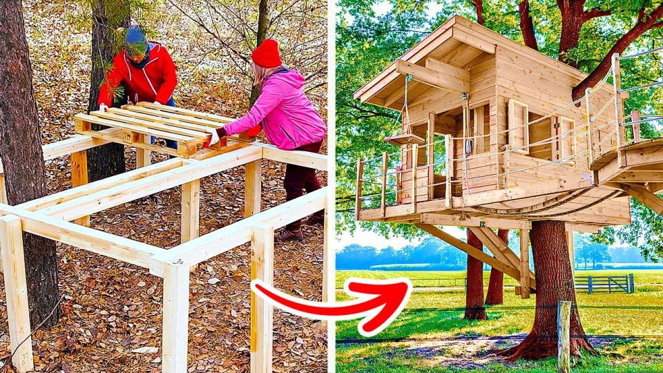 10 DIY Wooden Pallet Treehouse: Ideas, Designs & Building 18 DIY Tree House With Wooden Pallets