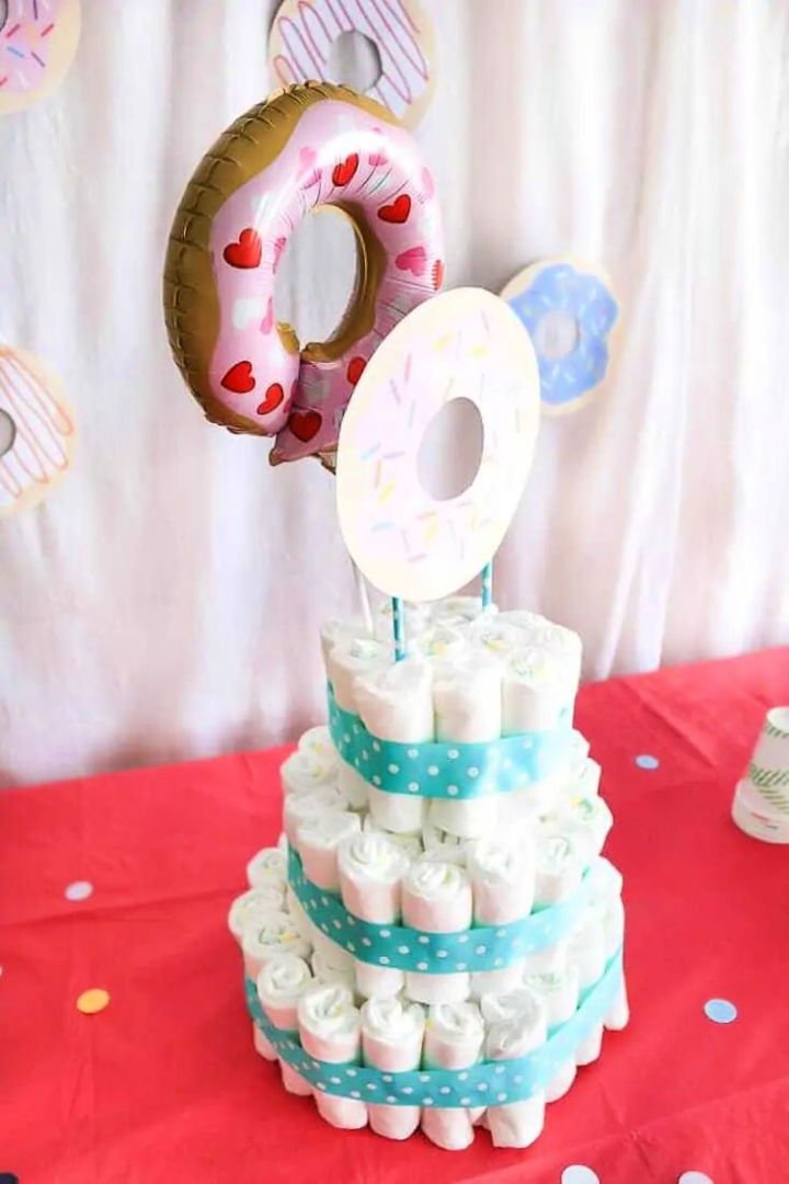 DIY Diaper Cake Ideas: 30 Easy Baby Shower Gift Guide 22 Easy to Make Diaper Cake for Baby Shower