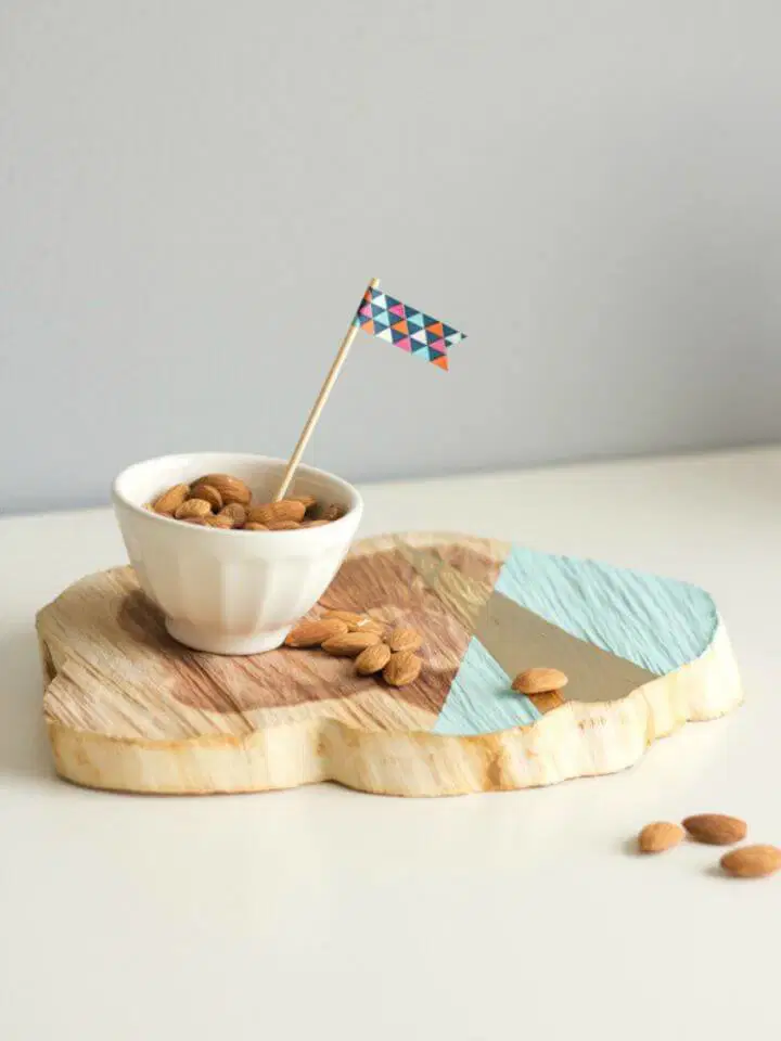 DIY Wedding Gifts: 25 Homemade Gift Ideas & Guide 27 Easy DIY Painted Woodcut Platter 25