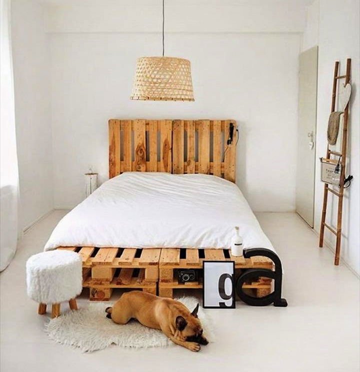 DIY Pallet Bed Frame Ideas: 30 Ideas & Step-by-Step Guide 5 DIY Wood Pallet Bed Frame