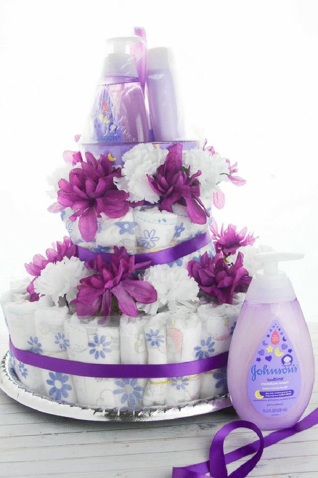 DIY Diaper Cake Ideas: 30 Easy Baby Shower Gift Guide 14 How to Decorate a Diaper Cake