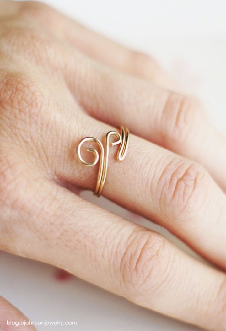 DIY Rings: 25 Homemade DIY Ring Ideas to Make 24 How to Make Swirl Ring