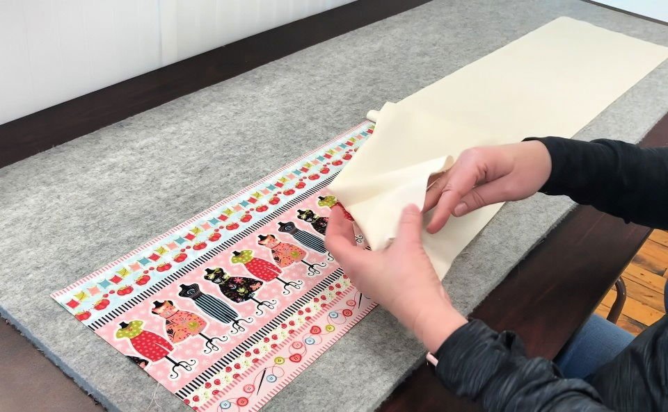 Crafting Your Own: A Beginner's Guide to DIY Window Valances 3 cutting the window valance fabric