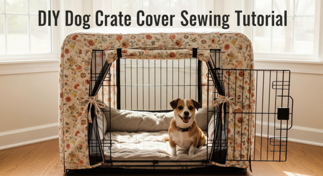 How to sew a dog crate cover