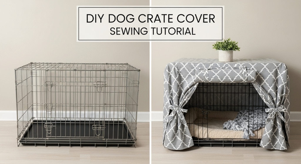 diy dog crate cover.579Z