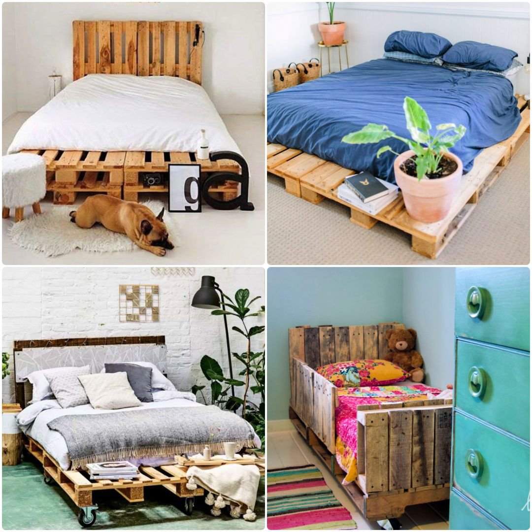 DIY Pallet Bed Frame Ideas: 30 Ideas & Step-by-Step Guide 32 diy pallet bed plans