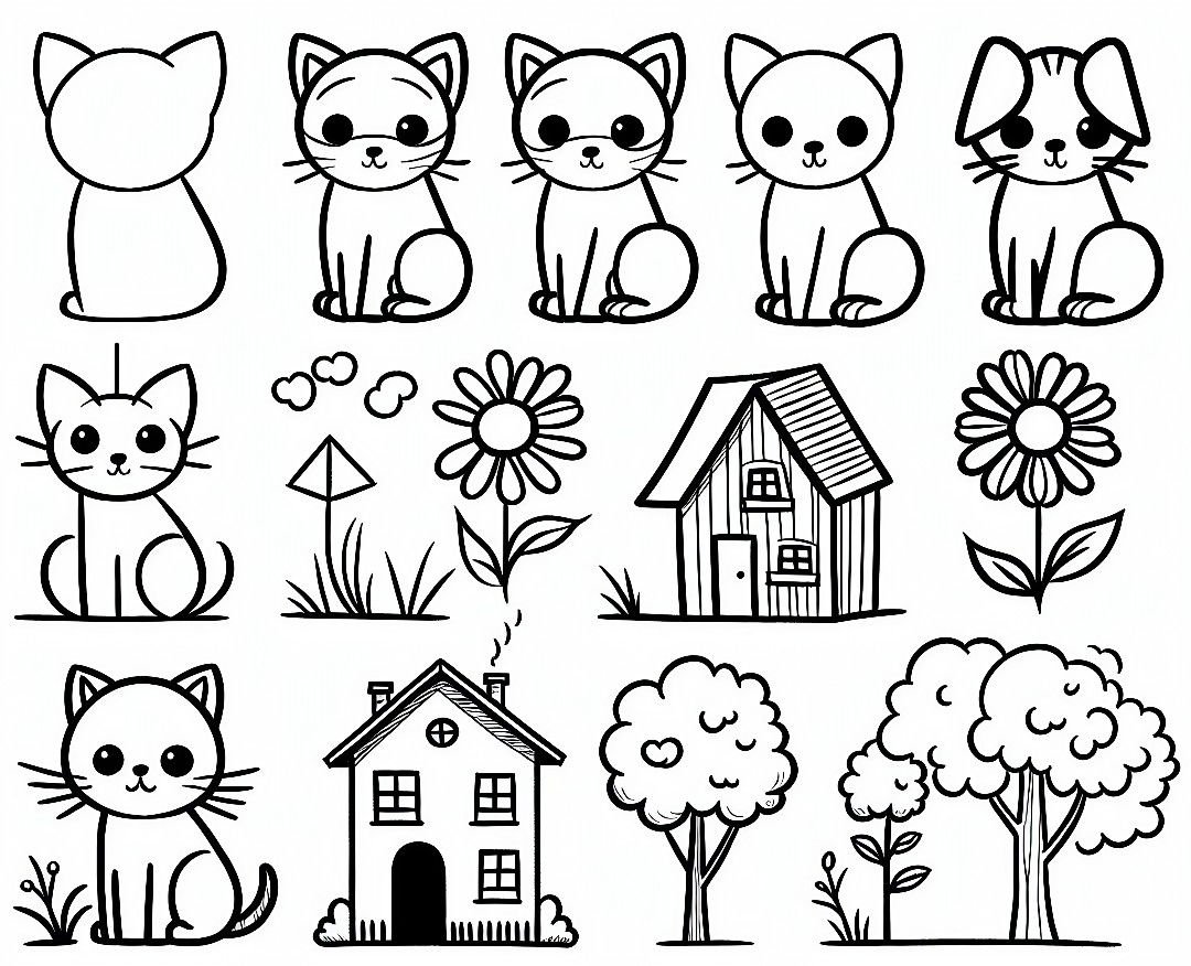 Learn How to Draw: Step-by-Step Guide for Beginners 7 how to draw step 6 practice over and over learn from your mistakes