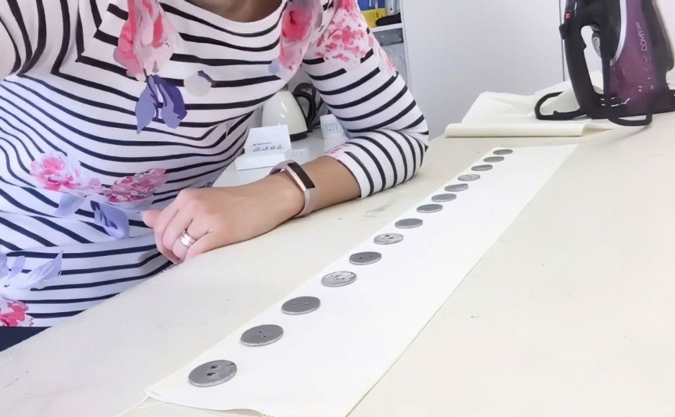 DIY Curtain Weights: Easy Tutorial for Professional Drapes 2 prepare the lining fabric