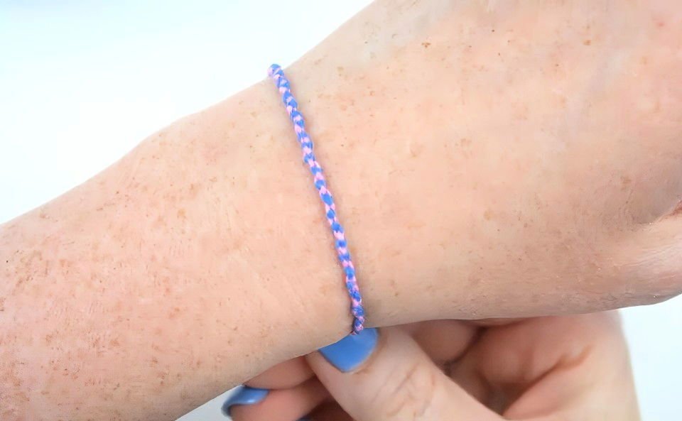 Crafting Personalized Bands:How to Make Friendship Bracelets for Beginners 3 two string friendship bracelet