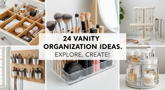 Vanity Organization Ideas: 24 Clutter-Free Beauty Storage Solutions