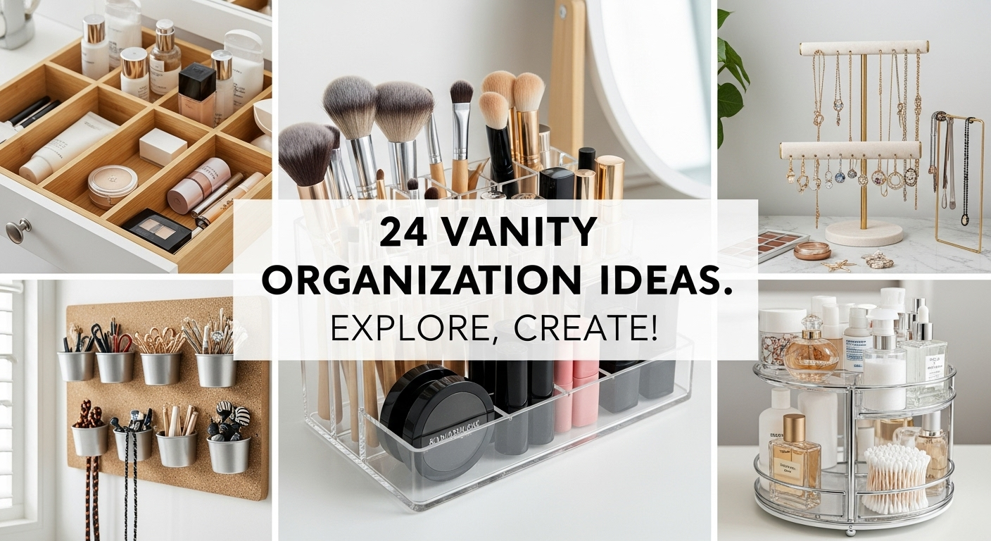 Vanity Organization Ideas: 24 Clutter-Free Beauty Storage Solutions