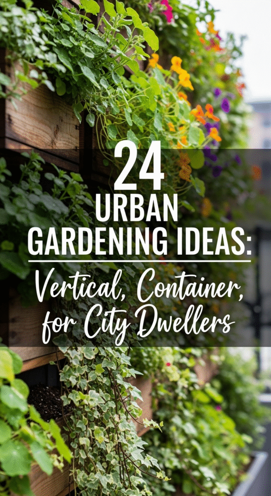 24 Urban Garden Ideas: Vertical, Container, for City Dwellers 8 24 urban garden ideas