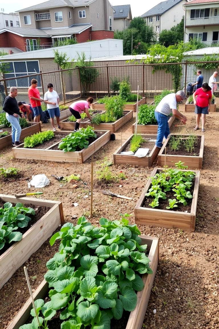 24 Urban Garden Ideas: Vertical, Container, for City Dwellers 12 Community Garden Plots - 24 Urban Garden Ideas