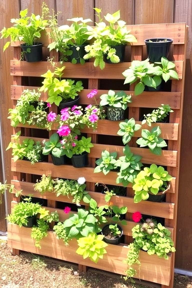 24 Urban Garden Ideas: Vertical, Container, for City Dwellers 20 DIY Pallet Garden - 24 Urban Garden Ideas