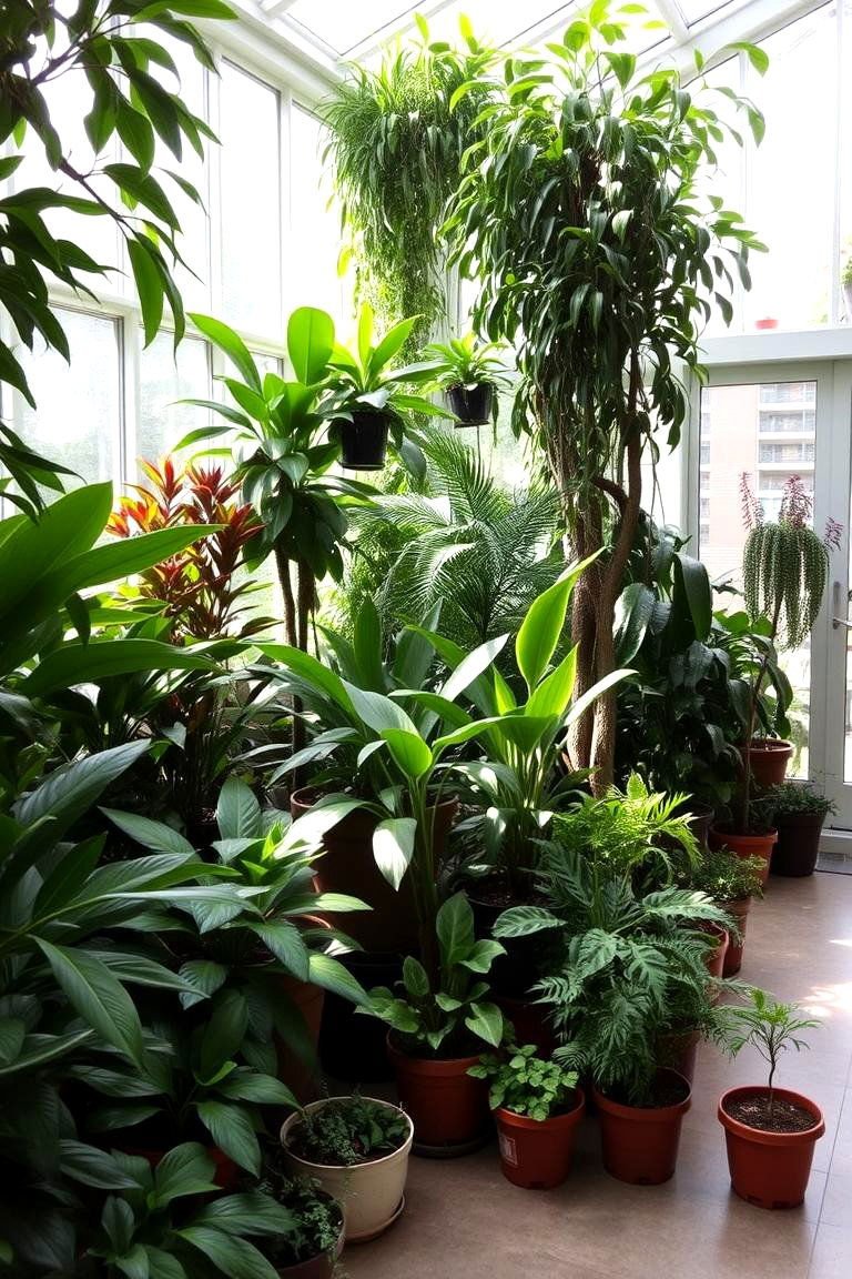 24 Urban Garden Ideas: Vertical, Container, for City Dwellers 29 Indoor Garden Sanctuary - 24 Urban Garden Ideas