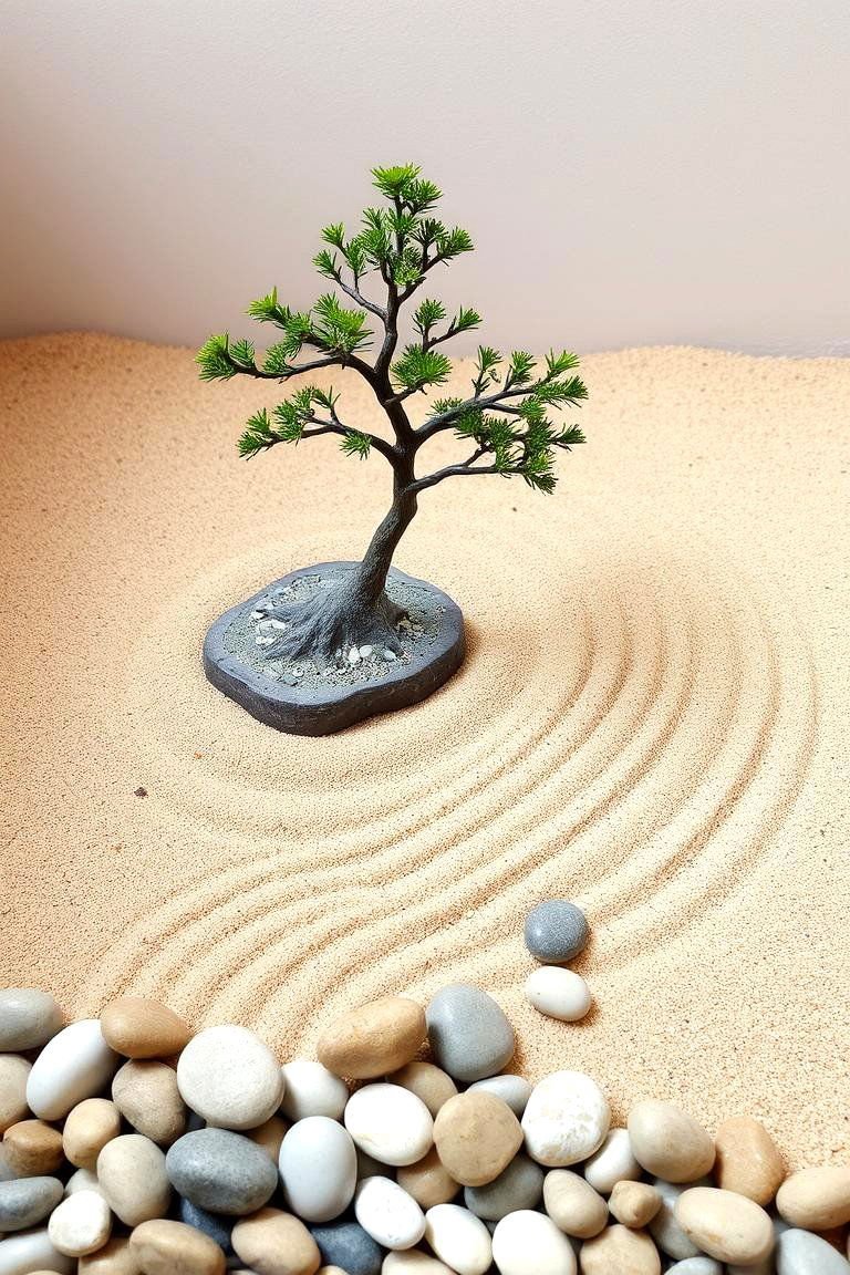 24 Urban Garden Ideas: Vertical, Container, for City Dwellers 24 Mini Zen Garden - 24 Urban Garden Ideas