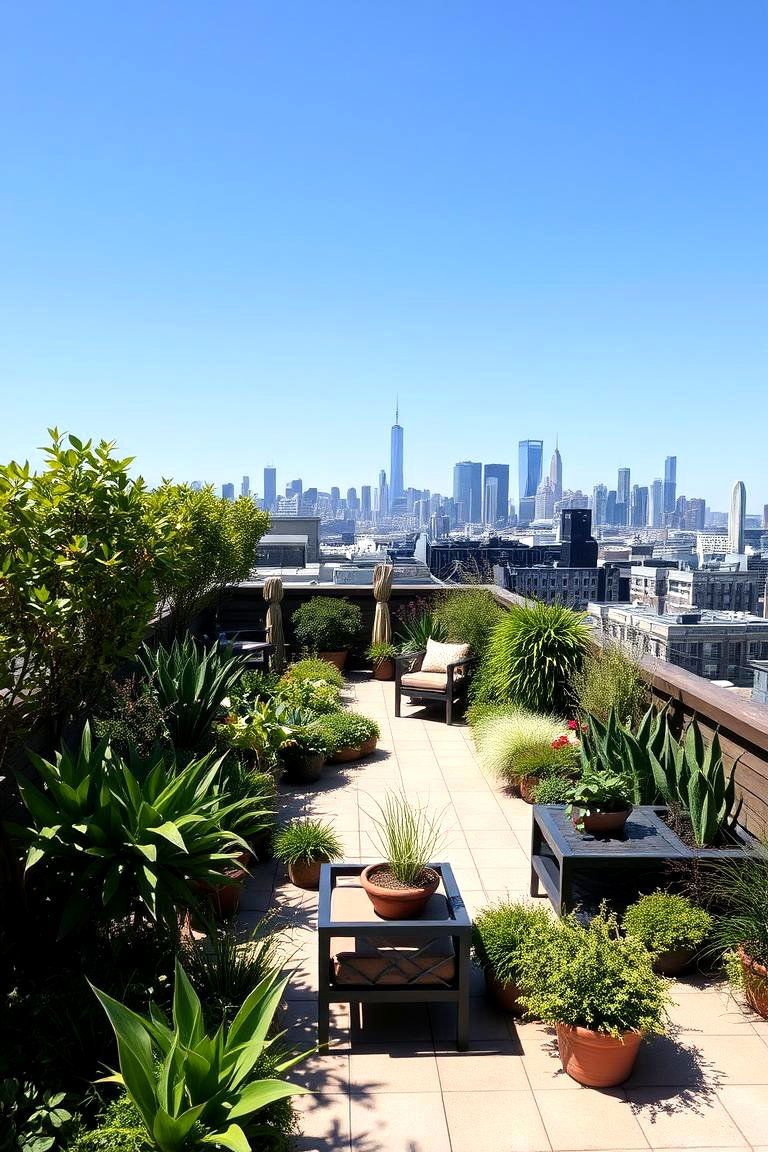 24 Urban Garden Ideas: Vertical, Container, for City Dwellers 11 Rooftop Gardens - 24 Urban Garden Ideas