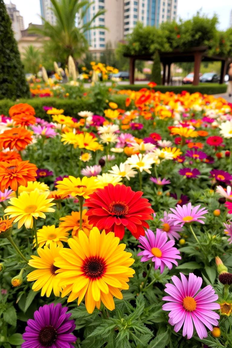 24 Urban Garden Ideas: Vertical, Container, for City Dwellers 27 Seasonal Bloom Garden - 24 Urban Garden Ideas