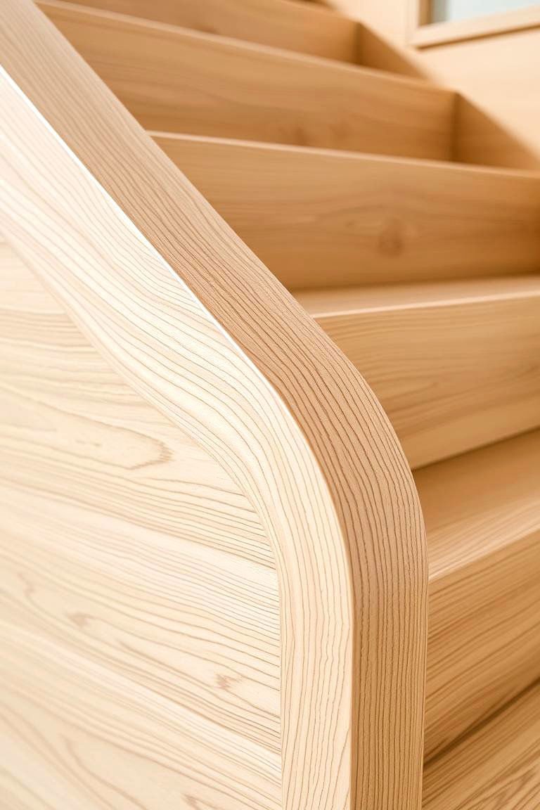 19 White Oak Staircase Ideas to Transform Your Home 15 White Oak Staircase with a Waterfall Edge - 24 White Oak Staircase Ideas