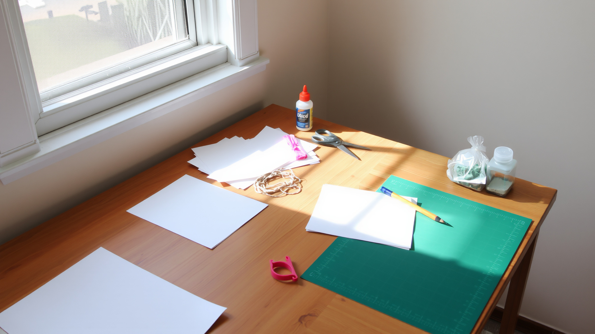 DIY Paper Snowflake Christmas Garland Tutorial - Perfect for Kids! 1 Gather Your Supplies