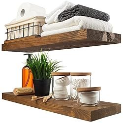 28 Small Apartment Bathroom Ideas To Revamp Your Bathroom On A Budget 41 wooden floating shelves