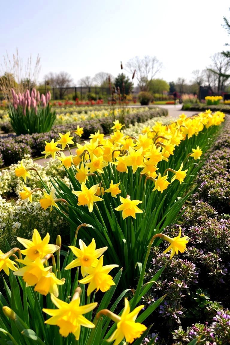24 Daffodil Garden Ideas for Vibrant Spring Landscapes 17 Companion Planting with Daffodils - 24 Daffodil Garden Ideas
