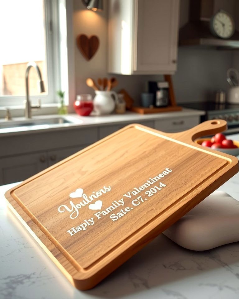 21 Personalized Valentines Day Gifts to Show You Care 23 Custom Engraved Cutting Board - 21 Personalized Valentines Day Gifts to Show You Care