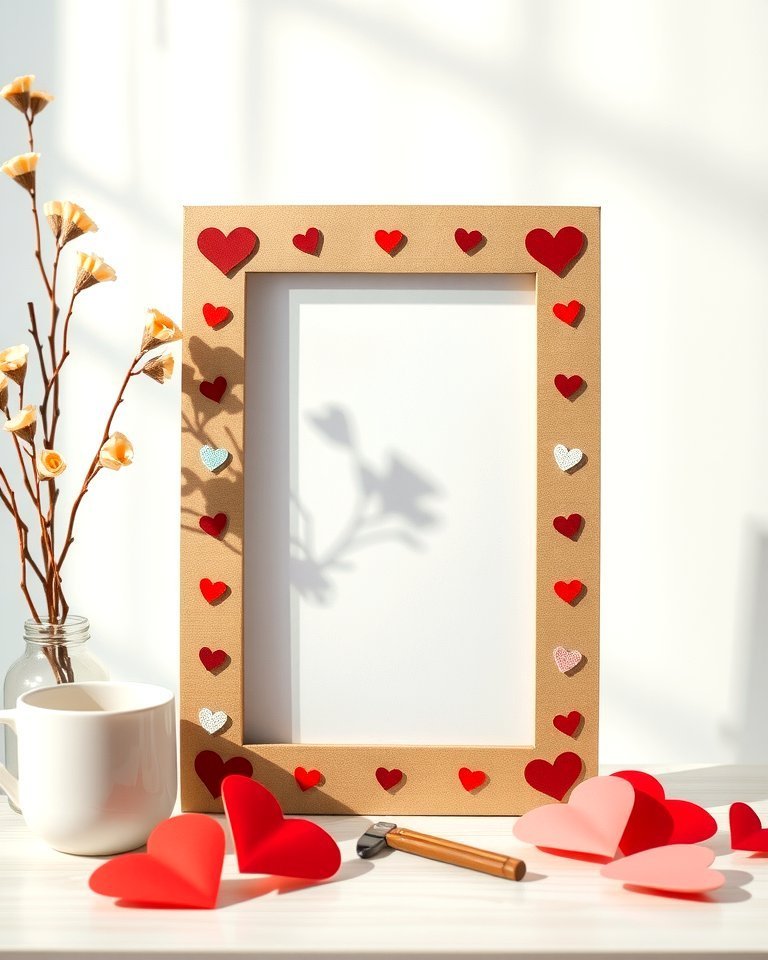 20 DIY Valentines Day Gifts to Make with Love 4 Custom Photo Frame - 20 DIY Valentines Day Gifts to Make with Love