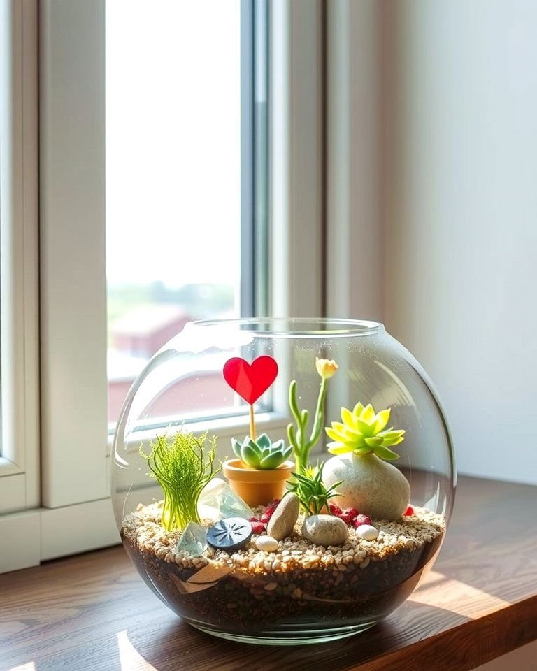 20 DIY Valentines Day Gifts to Make with Love 22 Custom Terrarium - 20 DIY Valentines Day Gifts to Make with Love