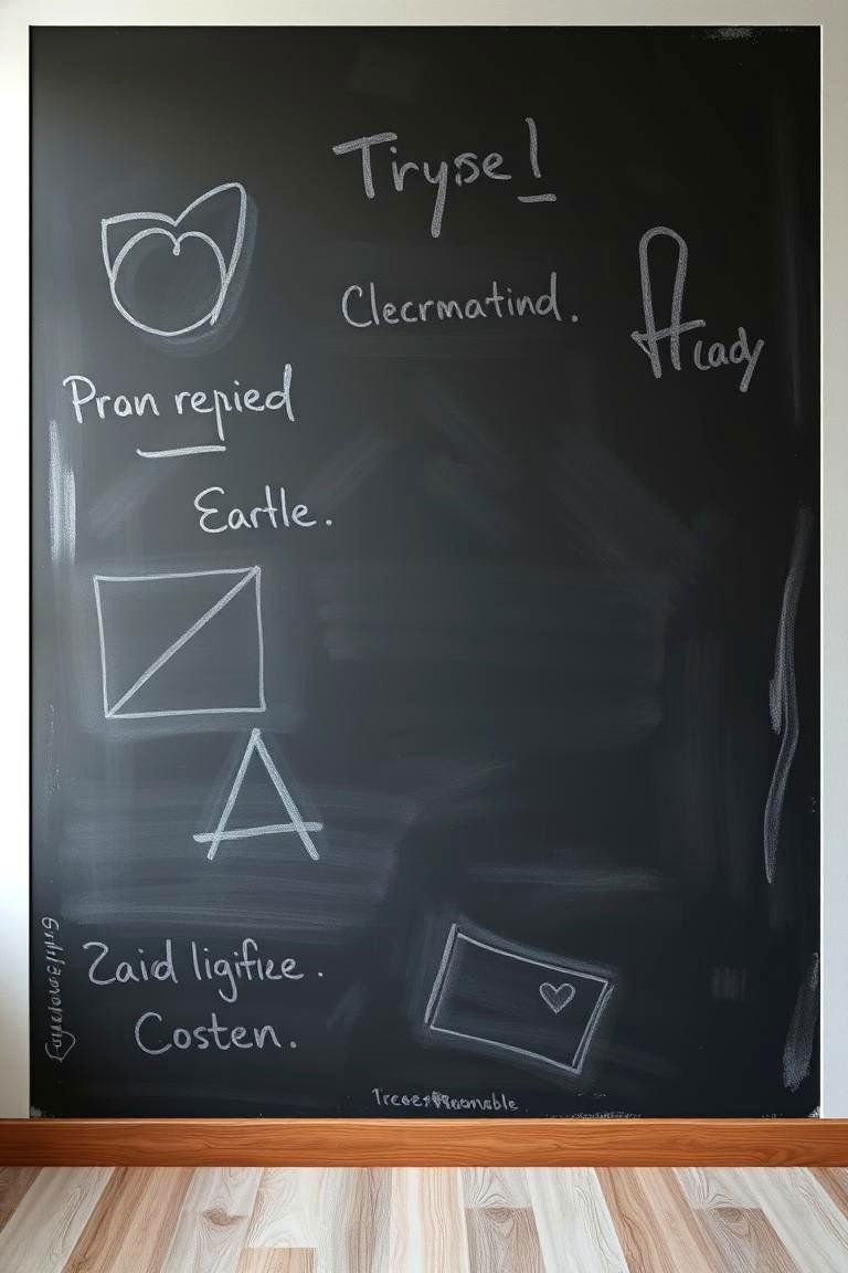 24 Wall Decor Ideas: Creative Ways to Enhance Home Walls 27 Customizable Chalkboard Walls - 24 Wall Decor Ideas