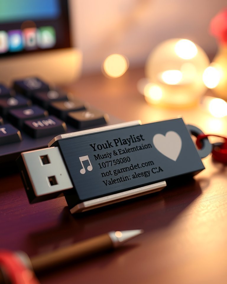 21 Personalized Valentines Day Gifts to Show You Care 18 Customized Music Playlist USB - 21 Personalized Valentines Day Gifts to Show You Care