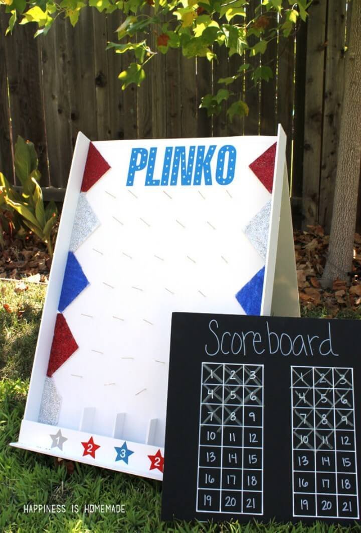 20 Best DIY Outdoor Games For Summer & Spring 16 DIY Backyard Plinko Party Game
