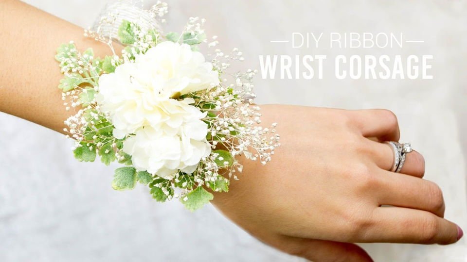 20 Homemade DIY Corsage Ideas Anyone Can Make 17 DIY Ribbon Wrist Corsage