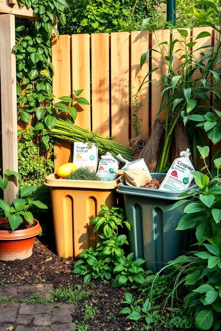 24 Spring Garden Ideas to Refresh Your Outdoor Space 24 Eco Friendly Compost Corner - 24 Spring Garden Ideas