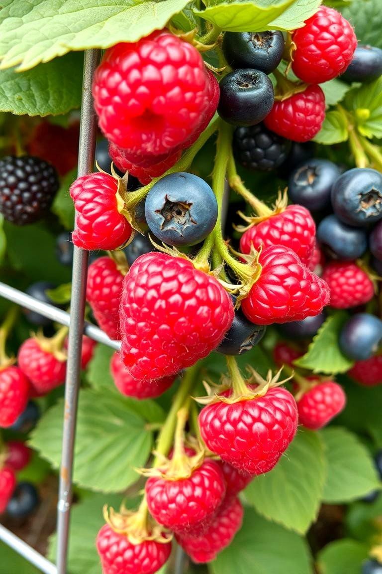 24 Simple Fence Line Landscaping Ideas for Curb Appeal 5 Edible Berry Patch - 24 Simple Fence Line Landscaping Ideas