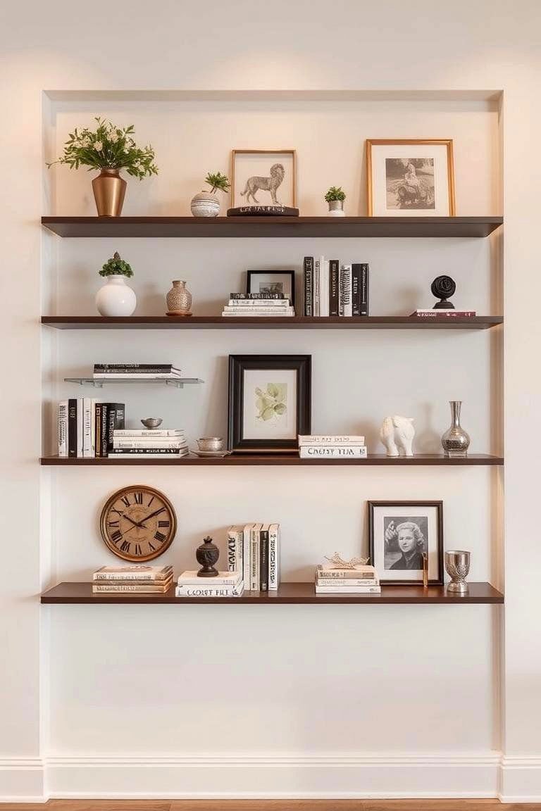 24 Wall Decor Ideas: Creative Ways to Enhance Home Walls 21 Elegant Decorative Shelves - 24 Wall Decor Ideas