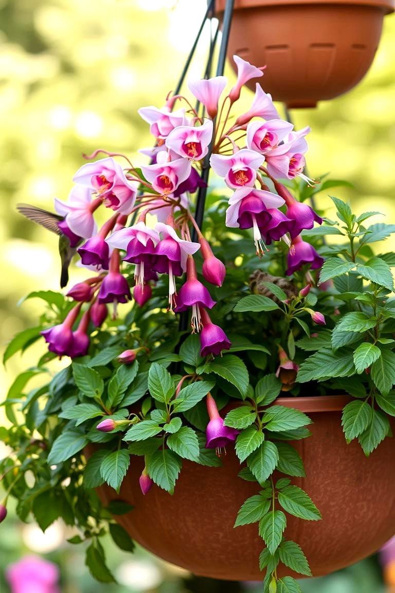 24 Best Outdoor Plants for Patio Spaces to Boost Your Greenery 5 Fuchsias Dazzling Drooping Flowers - 24 Outdoor Plants for Patio
