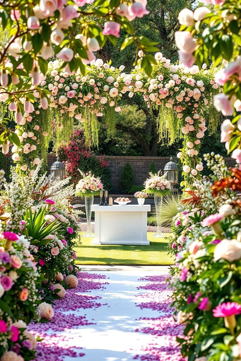 24 Spring Wedding Ideas for Blooming Celebrations 2 Garden Ceremony - 24 Spring Wedding Ideas