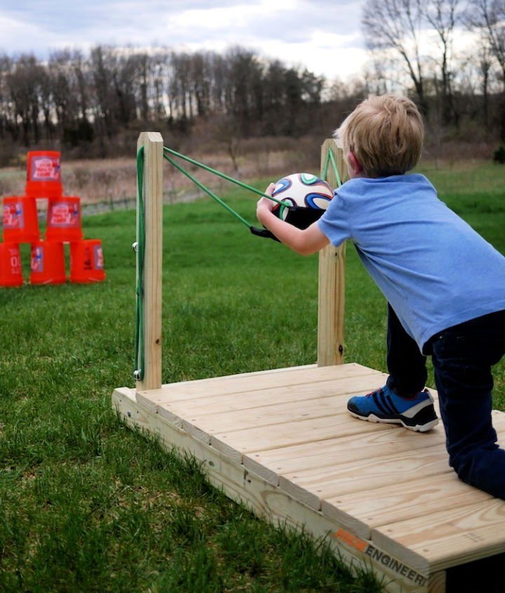 20 Best DIY Outdoor Games For Summer & Spring 3 How to Build a Backyard Slingshot