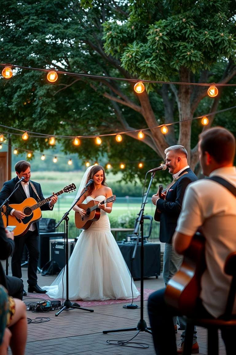 24 Spring Wedding Ideas for Blooming Celebrations 22 Live Music and Acoustic Performances - 24 Spring Wedding Ideas