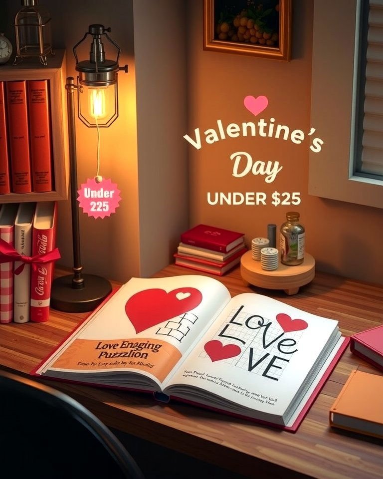 25 Budget-Friendly Valentines Day Gifts Under $25 28 Love Themed Puzzle Book - 25 Budget-Friendly Valentines Day Gifts Under 25