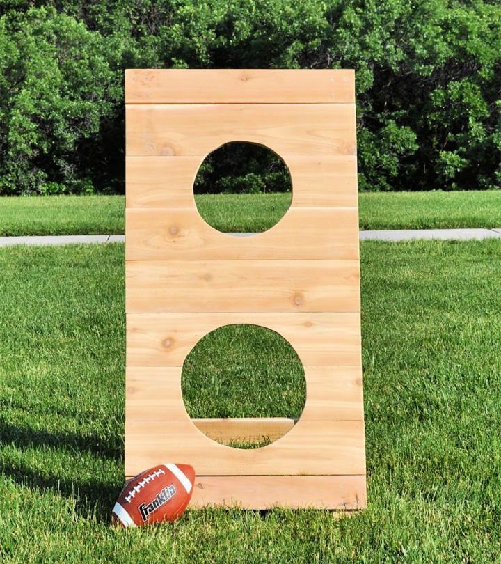 20 Best DIY Outdoor Games For Summer & Spring 8 Make a Football Toss Outdoor Game