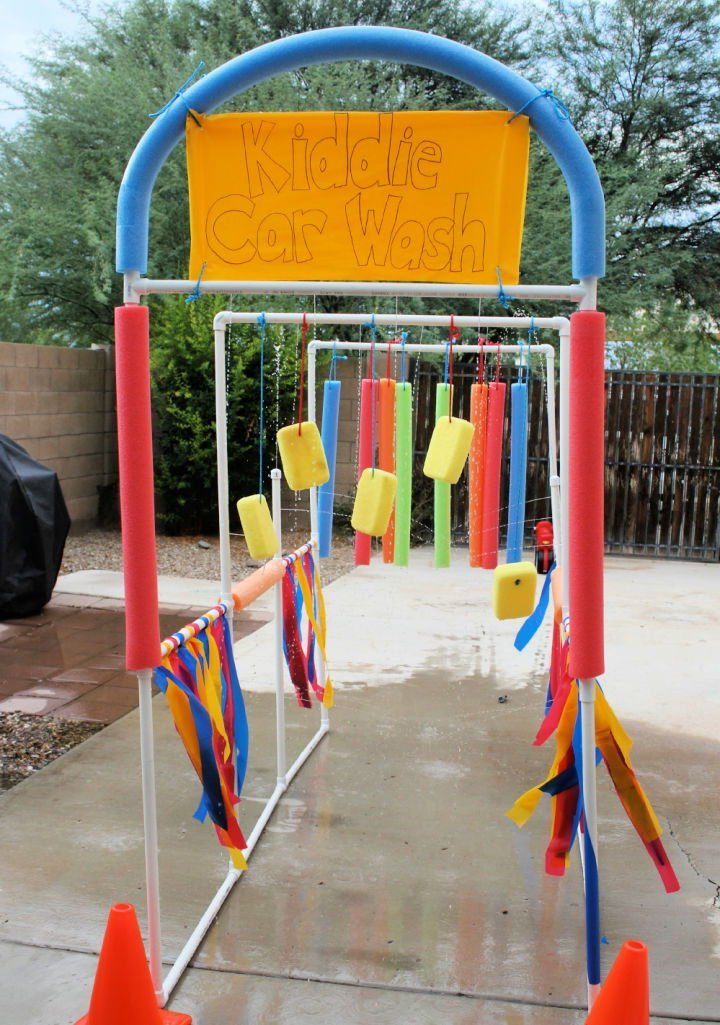 20 Best DIY Outdoor Games For Summer & Spring 17 Making a Outdoor Kiddie Car Wash