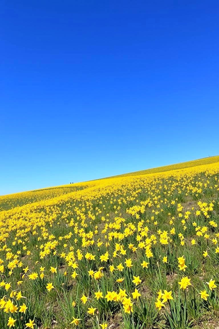 24 Daffodil Garden Ideas for Vibrant Spring Landscapes 25 Natural Meadow Daffodil Display - 24 Daffodil Garden Ideas